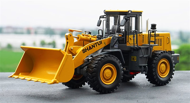 SHANTUI SL56H pure electric wheeled Loader new energy yellow 1:35 Truck Pre-built Model