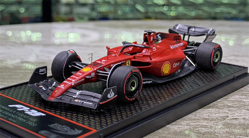 1:43 BBR MODELS Ferrari F1-75 BAHRAIN GRAND PRIX 2022 #55 C.Sainz LTD 55PCS view1