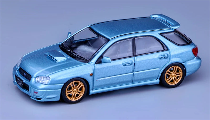 1:64 Subaru Impreza WRX STI 8th Generation Wagon  Ice Blue Furuya DIECAST Model