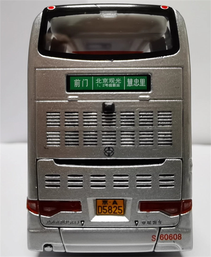 Beijing Public Transport Yaxing Double Layer Beijing City Tour Route No.1&2 Alliance 1:64 Bus Pre-built Model view9