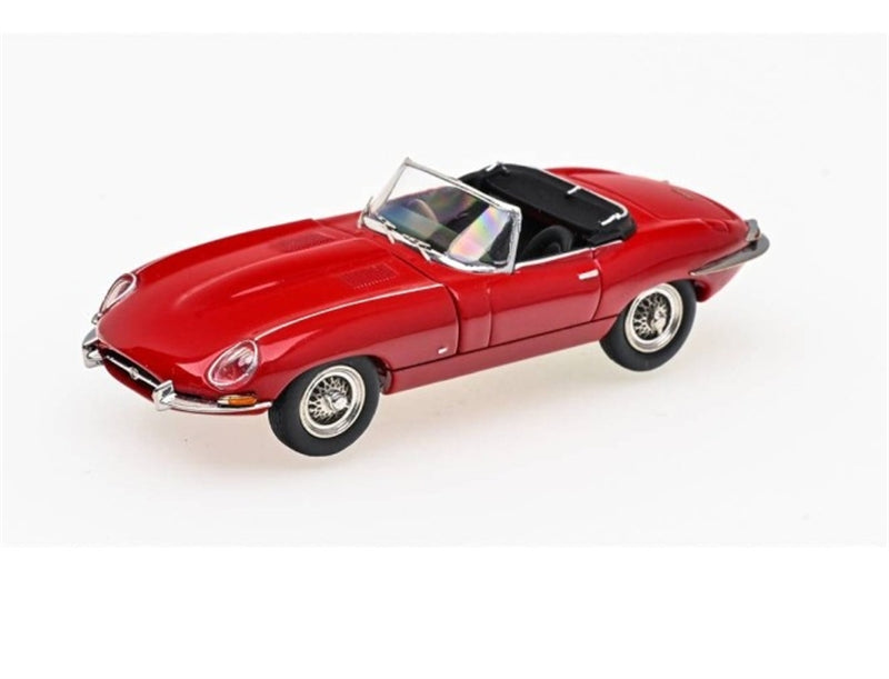 GFCC 1961 Jaguar E-Type Roadster Convertible Red Limited Edition 499PCS ONLY RHD 1:64 car Pre-built Model view1