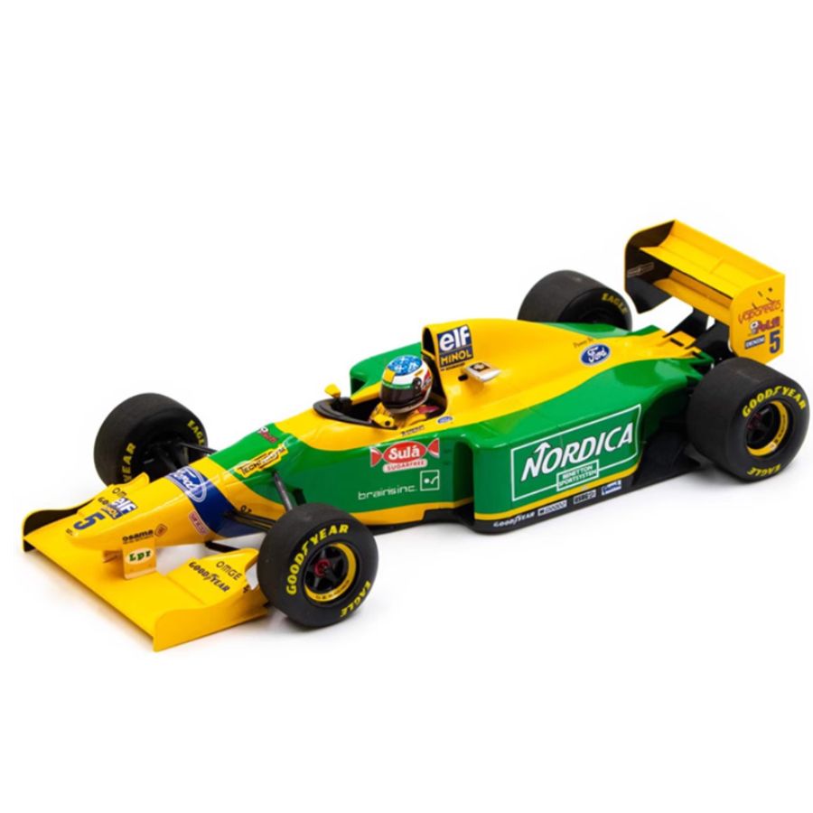 MINICHAMPS Benetton Ford B193B Winner Portuguese GP 1993 Schumacher #5 1:18 DIECAST Car