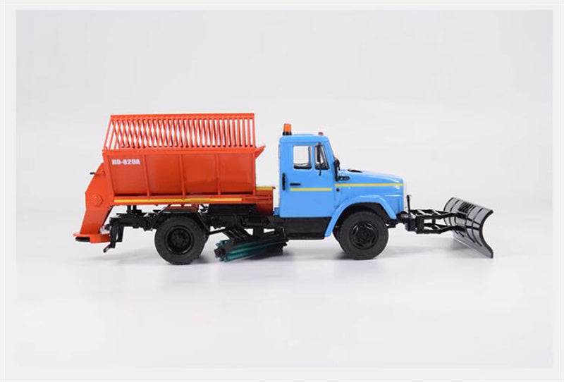 StartScaleModels Soviet Road Maintenance Sanding Machine KO-829A (4333) Sanding and Salt Spreading Truck 1:43 Truck Pre-built Model