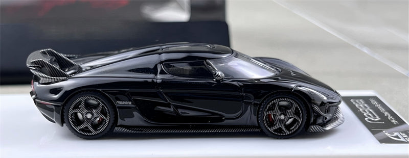 1:64 Koenigsegg Regera Pearlescent Black SC ART DIECAST Civil Car Model