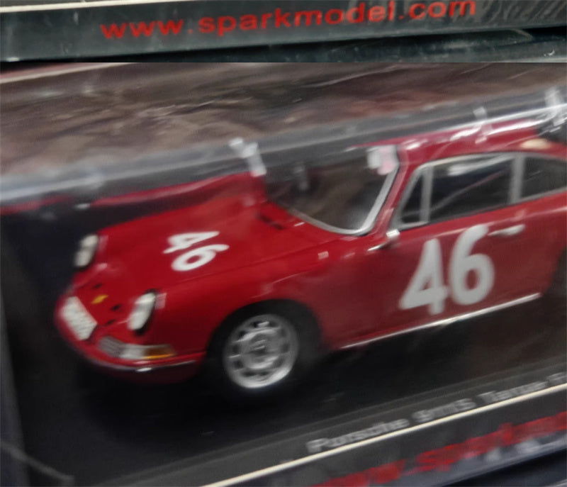 Spark Porsche 911S #46 Targa Florio 1967 RED 1:43 Car Pre-built Model view5