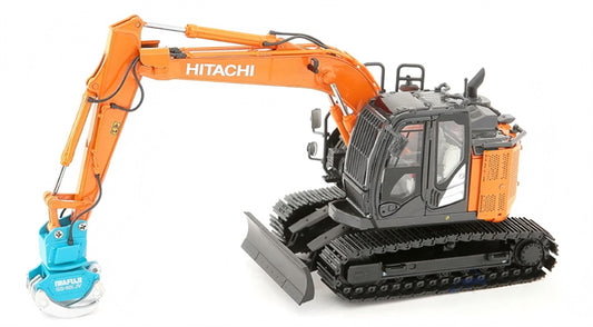 1:50 ZX135US-6 Grapple Processor HITACHI DIECAST Model