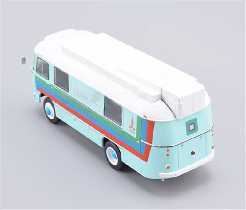 Modimio 1980 Moscow Mobile Movie Car PAZ-3916 (PVS-4) Special Edition 1:43 Car Pre-built Airliner Model Display view2