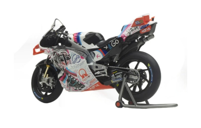 1:12 Ducati Pramac MOTO GP24 Catalonia Grand Prix 89# KiloWorks Diecast Model view2
