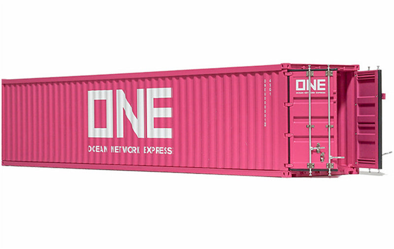 NZG ONE OCEAN NETWORK EXPRESS 40 foot Container Pink 1:18 DIECAST Truck Lorry