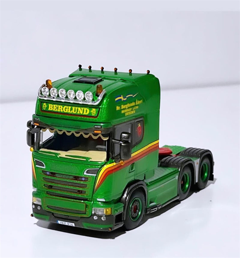 WSI SCANIA R STREAMLINE TOPLINE 6X2 TAG AXLE BERGLUND 1:50 Truck Pre-built Model