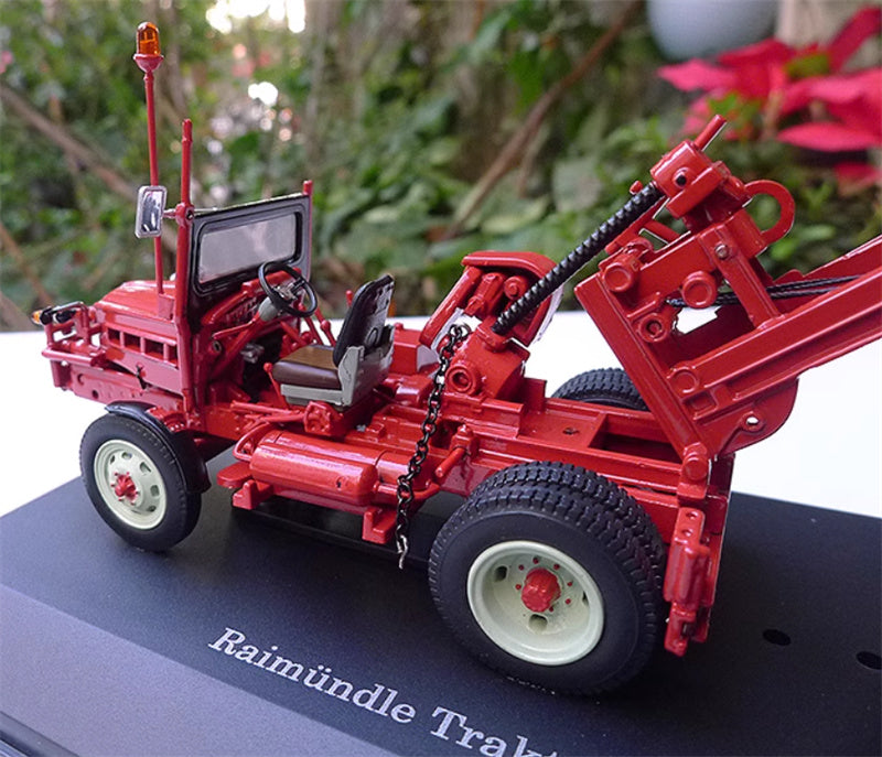 FLOZ Raimundle Agricultural Traktor 1967 red 1:43 Truck Pre-built Model