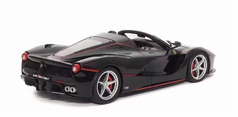 BBR MODELS LAFerrari APERTA black convertible 1/18 DIECAST car