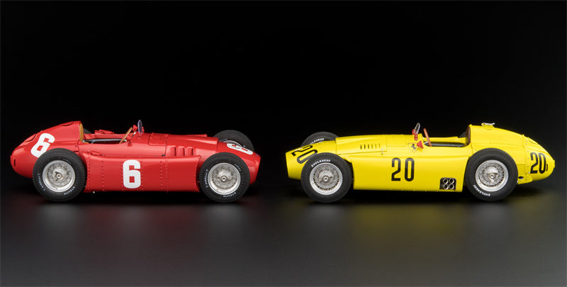 CMC BUNDLE Ferrari D50 (yellow) #20 and Lancia D50 (red) #6 Limited Edition 1/18 car Pre-a Model