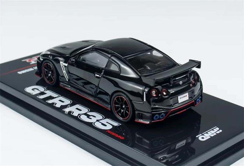 INNO64 NISSAN GT-R R35 NISMO Black 1:64 car Pre-built Model view9