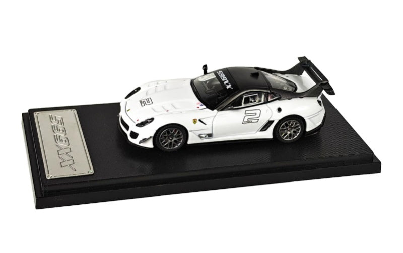 1:64 Ferrari 599XX  White Rhino Model #2 Limited Edition 599PCS ONLY DIECAST Model