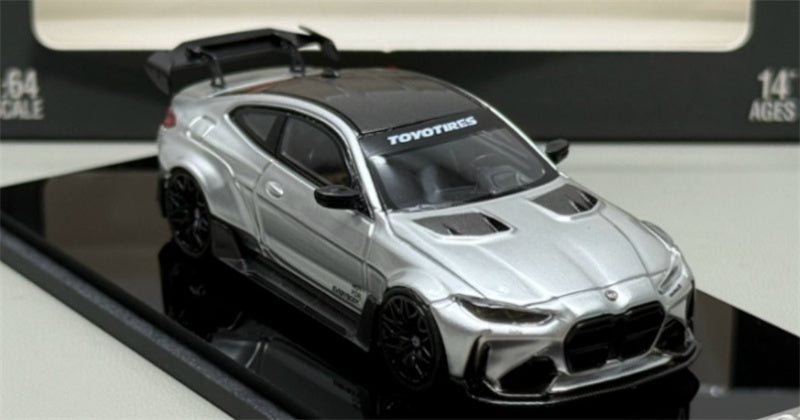 1:64 BMW M4 G82  Alexander Silver SW  Limited Edition 500PCS ONLY DIECAST Model