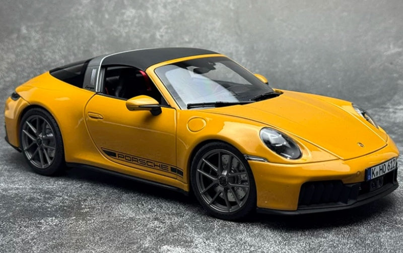 1:18 Porsche 911 (964) Carrera Targa 4 GTS 2025 Yellow NOREV DIECAST Car Model