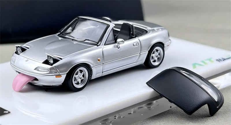 1:64 Mazda MX-5 silver ATS DIECAST Civil Car Model