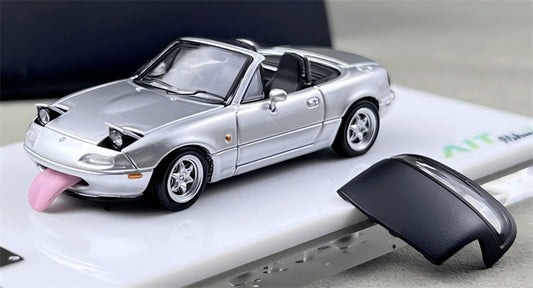 1:64 Mazda MX-5 silver ATS DIECAST Civil Car Model