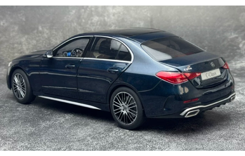 1:18 Mercedes-Benz C-Class C260 2025 NZG Turquoise Green Diecast Model view4