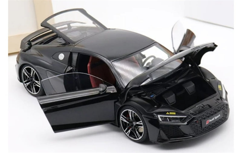 1:18 AUDI R8 Sport 2021 Legendary Black KengFai Hardtop version DIECAST Model