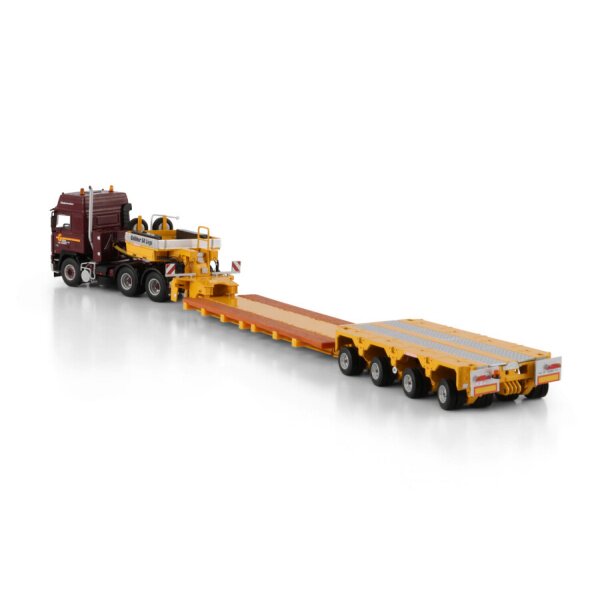 1:50 VOLVO GALLIKER F16 6X4 SCHEUERLE INTERCOMBI 4 AXLE WSI Diecast Model