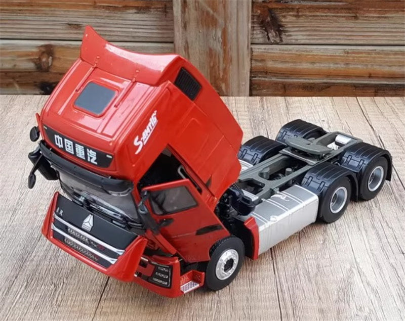Sinotruk HOWO TH7 Tractor Truck Red 1:36 Truck Pre-built Model