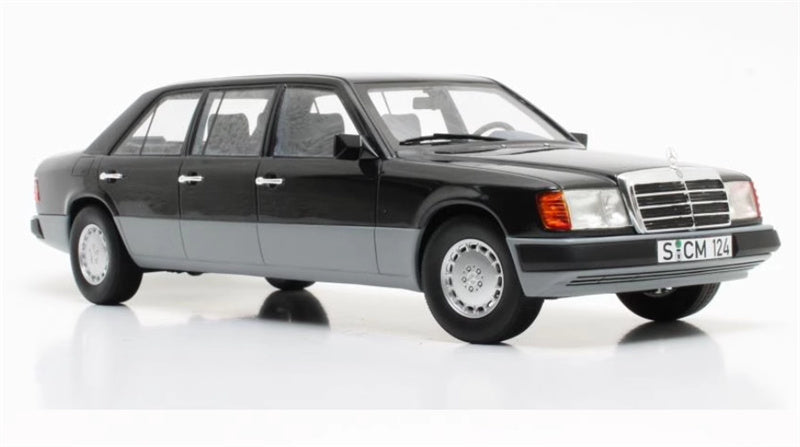 CULT Mercedes Benz W124 Extended black 1:18 Car Pre-built Model