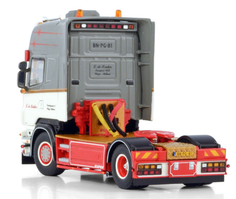 WSI SCANIA R4 TOPLINE 4X2 De Kraker 1:50 Truck Pre-built Model