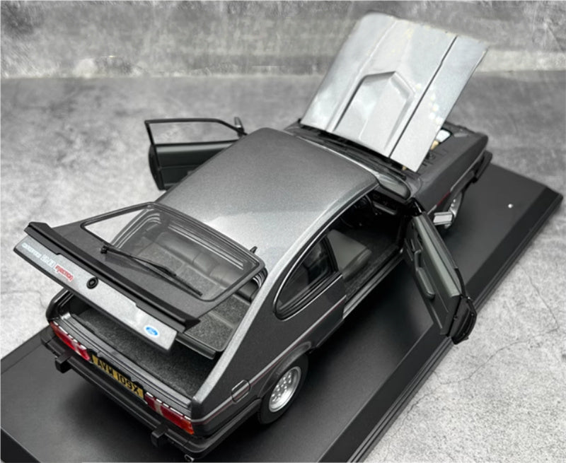 NOREV FORD CAPRI 2.8I Injection 1981 Metallic Gray 1:18 Car Pre-built Model view6