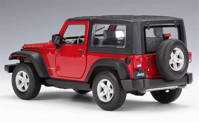 1:24 Jeep Wrangler 2007 Hardtop 2007 Red  WELLY  DIECAST Car Model