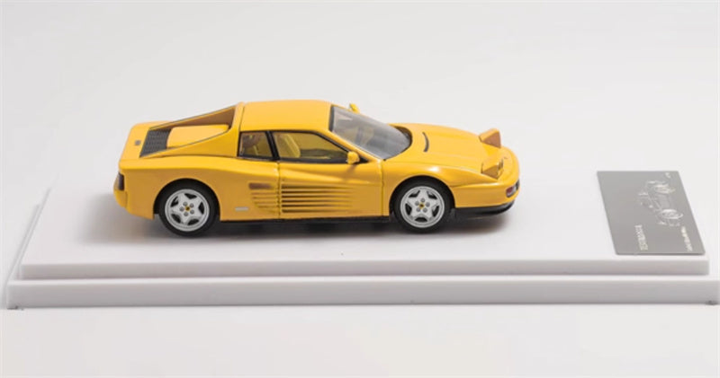 XF MODEL Ferrari Testarossa F110 supercar Yellow 1:64 Car Pre-built Model view2