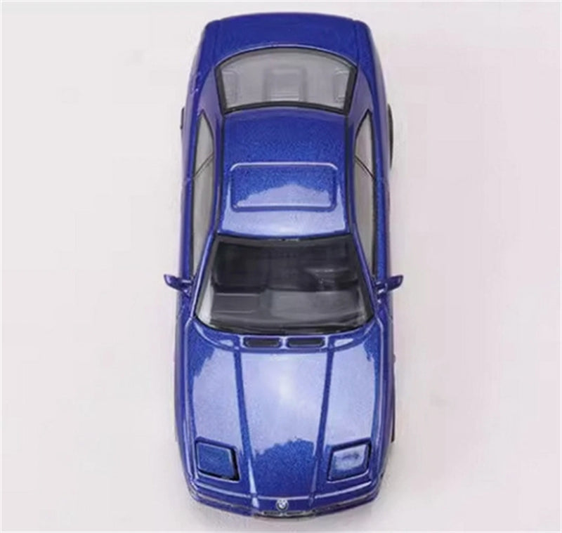 Shadow pro BMW 850 CSI Blue Filp-Up Light Version 1:64 car Pre-built Model view2