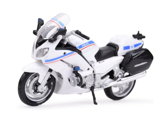 1:18 Yamaha FJR1300A  White  Maisto  Diecast Police Motorcycle Model