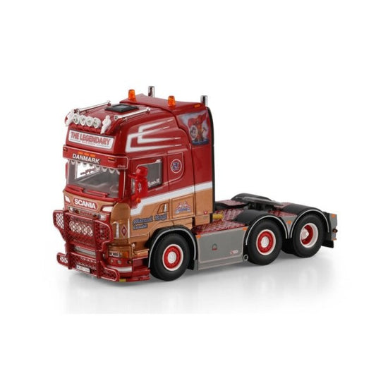 1:50 SCANIA MANUEL ROGL R6 6X2 WSI  Red DIECAST Model