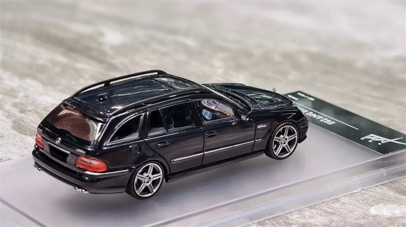 1:64 Mercedes-Benz E63 AMG Estate S211 black KING MODEL Wagon Limited Edition 999PCS ONLY DIECAST Civil Car Model
