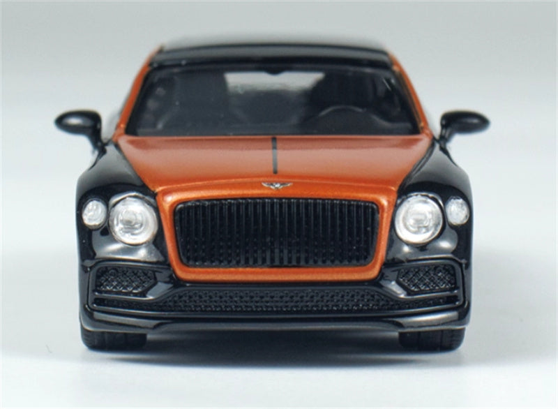 MINIGT Bentley Flying Spur Orange Flame/Onyx color box packaging 1:64 Car Pre-built Model view7