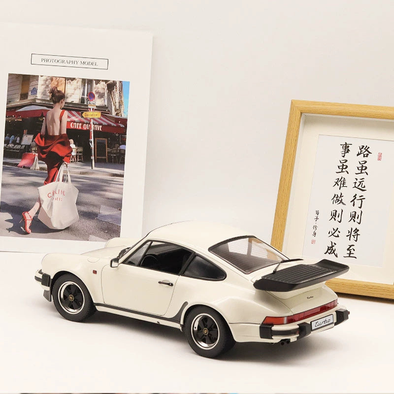 Schuco Porsche Turbo 930 car white 1:12  DIECAST CAR