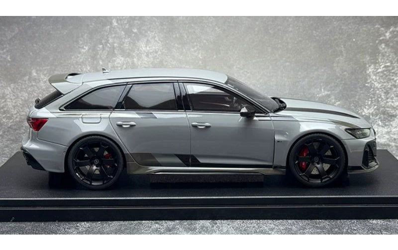 1:18 Audi RS 6 Avant GT‌ 2024 Gray GT Spirit Resin Car Model