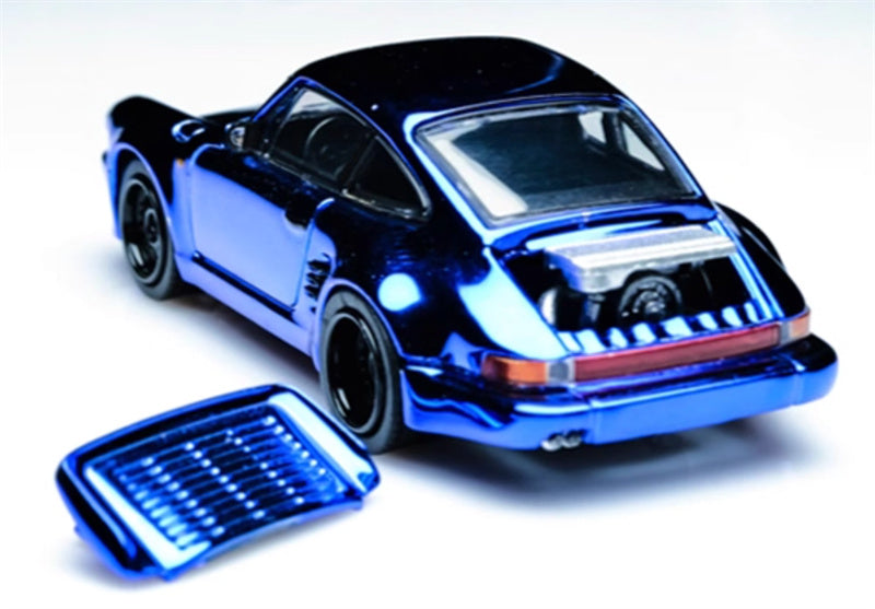 MASTER Porsche 911 930 Turbo Electroplating Blue Limited Edition 399PCS ONLY 1:64 Car Pre-built Model view2