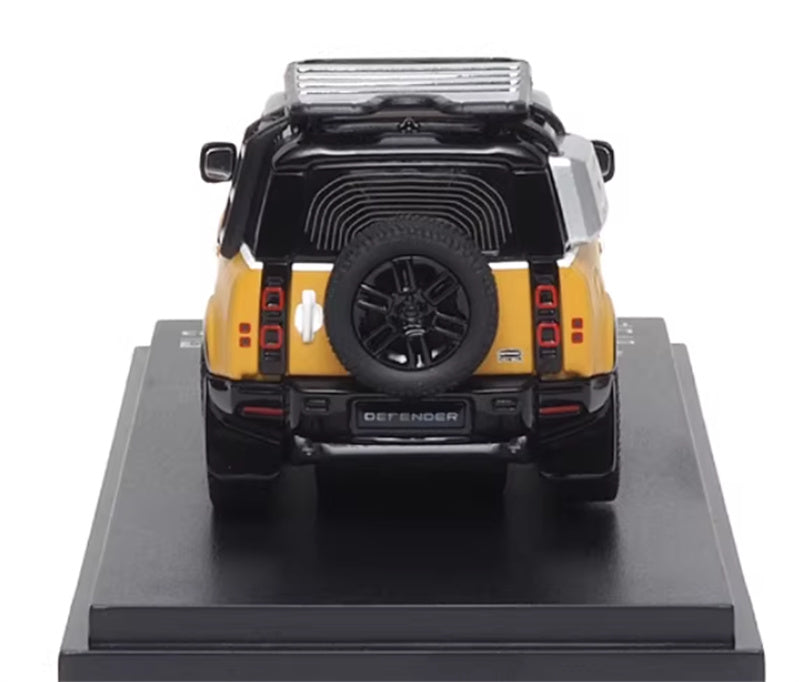 Almost Real Land Rover Defender 90 Trophy Edition wagon Yellow 1:64 Car Pre-built Airliner Model Display view7