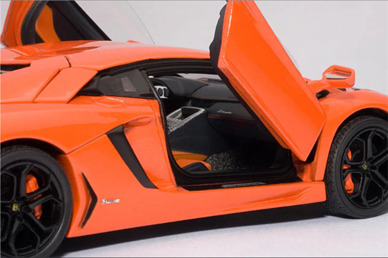 AUTOART Lamborghini LP700-4 supercar Orange fully open 1:43 Car Pre-built Model view2