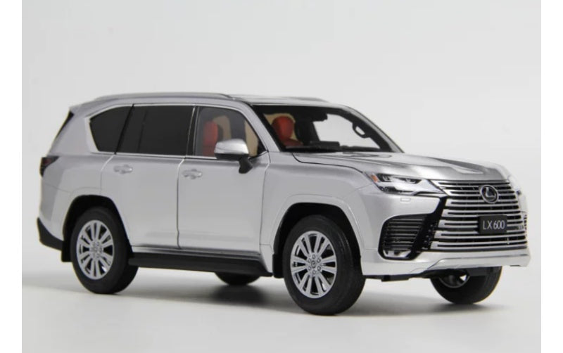 1:18 Lexus LX600 Silver LCD MODELS DIECAST Truck Model