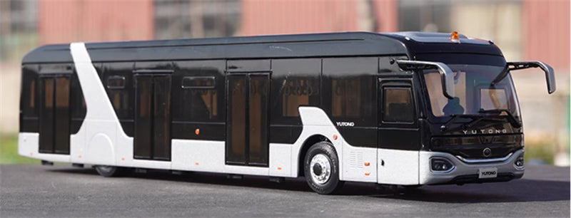 Yutong Yutong Airport Shuttle Bus New Energy Silver 1:42 Bus Pre-built Model
