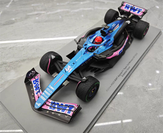 1:18 Alpine BWT A523 2023 Spark Monaco GP Resin Car Model view1