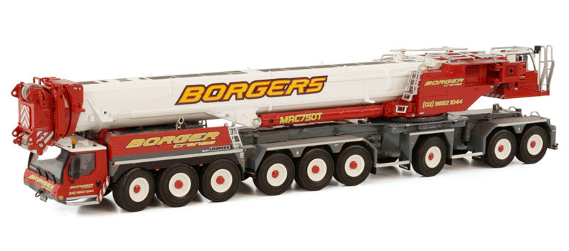 WSI  LIEBHERR LTM 1750 Borger Cranes 1:50 DIECAST Crane Truck