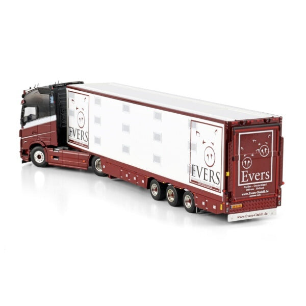 1:50 VOLVO EVERS FH5 XL 4X2 LIVE STOCK TRAILER 3 AXLE WSI   Diecast Model