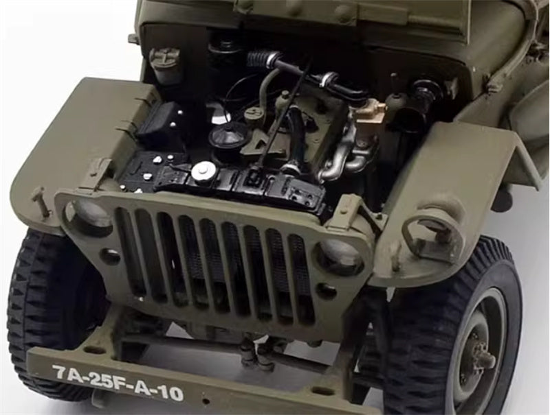 MBI JEEP Willys WWII Multiple Launch Rocket Artillery Vehicle olive drab 1:18 Tank Pre-built Model view7