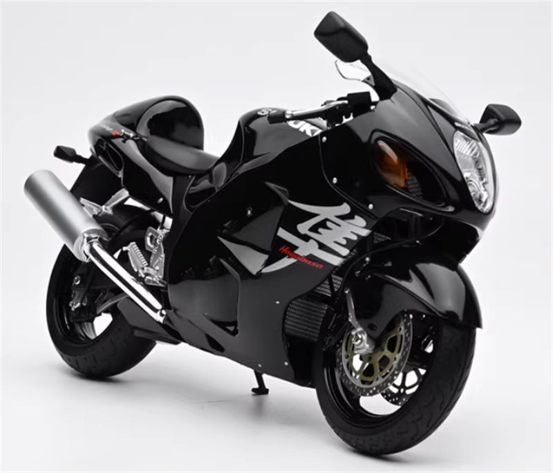 1:12 Suzuki GSX-1300R Hayabusa  Black  LCD MODELS  DIECAST motorcycle Model