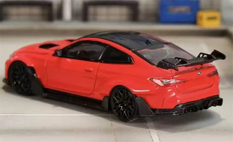 1:64 BMW G82 M4 Adro Body Kit Widebody Toronto Red SW DIECAST Limited Edition 500pcs ONLY Model